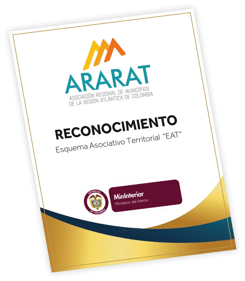 Reconocimiento de ARARAT como Esquema Asociativo Territorial «EAT» del Ministerio del Interior