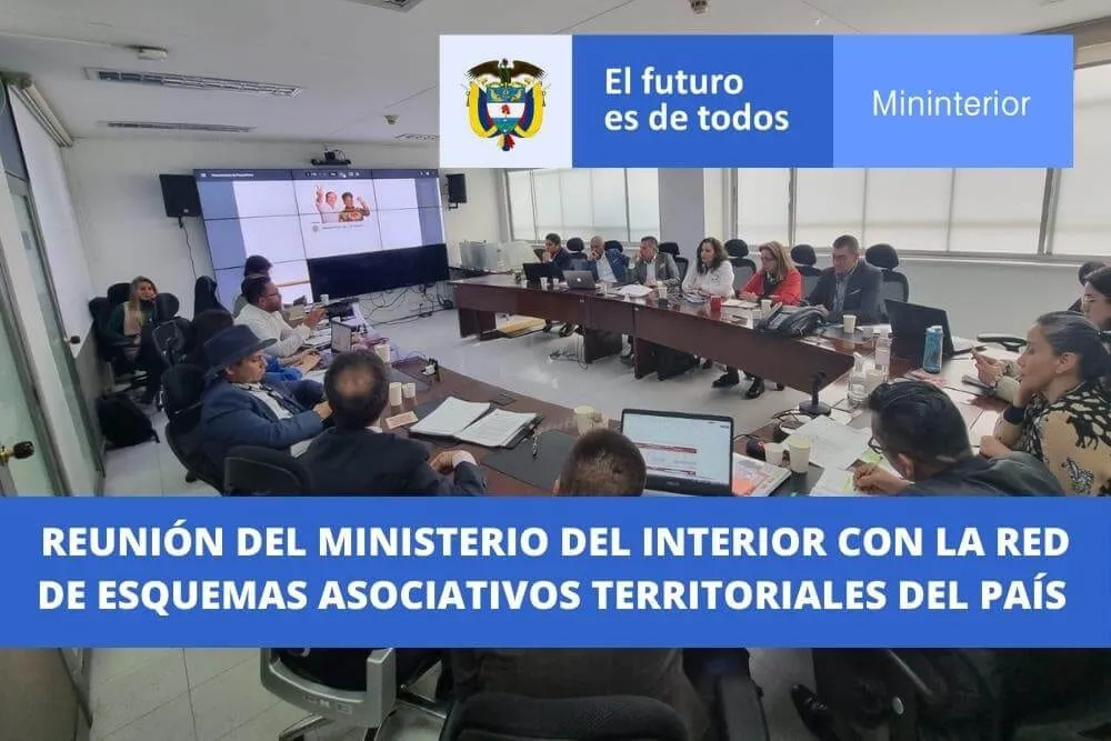 Reunión del Ministerio del Interior con la Red de Esquemas Asociativos Territoriales del país